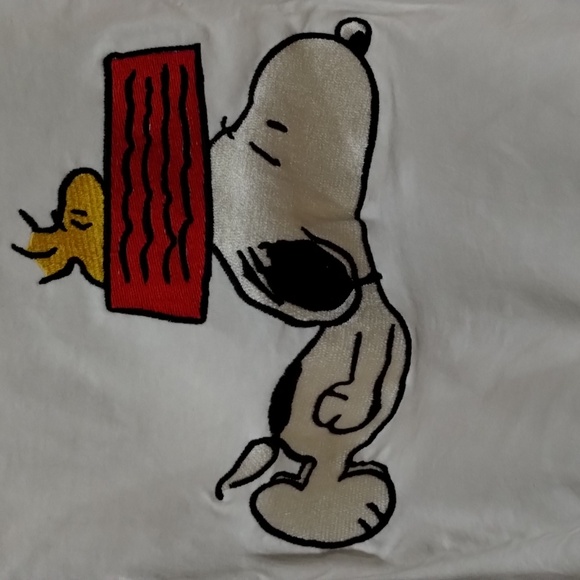 Vtg '98 Peanuts Snoopy T-shirt L Cotton USA - Picture 4 of 5